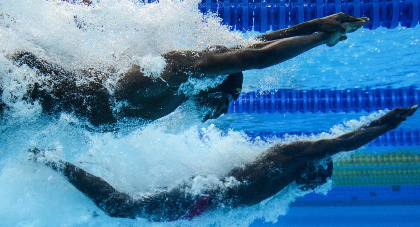 Чемпионат Минской области по плаванию среди инвалидов по зрению